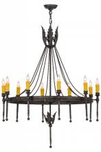 Meyda Green 152118 - 36"W Amaury 10 LT Chandelier