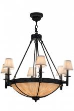 Meyda Green 157167 - 36"W Freya 6 LT Chandelier