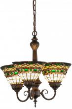 Meyda Green 158700 - 20"W Tiffany Roman 3 LT Chandelier