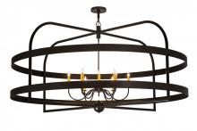 Meyda Green 173570 - 68"W Aldari 12 LT Chandelier