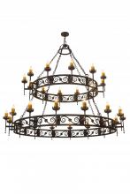 Meyda Green 174181 - 84" Wide Majella 28 Light Two Tier Chandelier