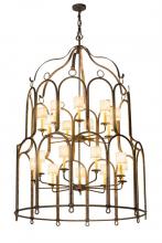 Meyda Green 174484 - 54" Wide Grand Stair 20 Light Chandelier