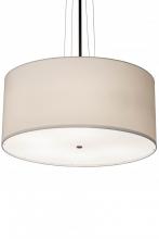 Meyda Green 180894 - 36" Wide Cilindro White Textrene Pendant