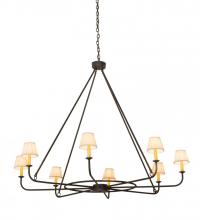 Meyda Green 183511 - 60"W Brach Ring 8 LT Chandelier