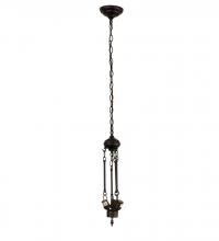 Meyda Green 184620 - 20"W Solar Black 3 LT Inverted Pendant Hardware