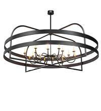 Meyda Green 189467 - 108" Wide Aldari 12 Light Chandelier