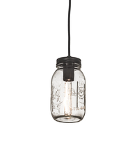 Meyda Green 193114 - 3.75" Wide Mason Jar Mini Pendant