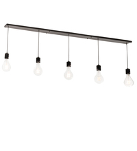 Meyda Green 201061 - 102" Long Alva 5 Light Oblong Pendant