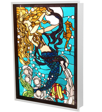 Meyda Green 212842 - 22" Wide X 29" High Mermaid of the Sea LED Backlit Window