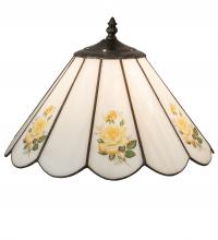 Meyda Green 218815 - 13" Wide Roses Shade