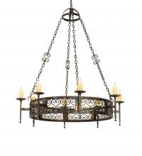 Meyda Green 222724 - 48" Wide Toscano 8 Light Chandelier