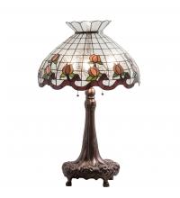 Meyda Green 230639 - 33" High Roseborder Table Lamp