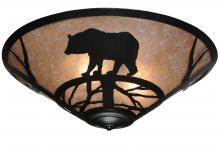 Meyda Green 243087 - 22" Wide Bear on the Loose Flushmount