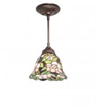 Meyda Green 244861 - 8" Wide Begonia Mini Pendant