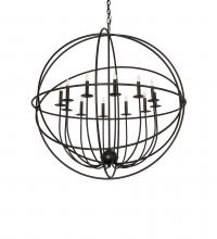 Meyda Green 247640 - 42" Wide Atom Enerjisi 12 Light Chandelier