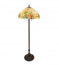 Meyda Green 253416 - 62" High Duffner & Kimberly Hollyhock Floor Lamp