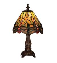 Meyda Green 26613 - 11.5"H Tiffany Hanginghead Dragonfly Mini Lamp