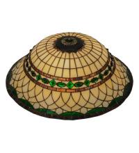 Meyda Green 29628 - 24" Wide Tiffany Roman Shade