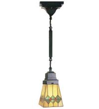 Meyda Green 49120 - 5"Sq Martini Mission Mini Pendant.609