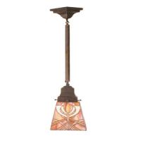 Meyda Green 49134 - 5"Sq Glasgow Bungalow Mini Pendant