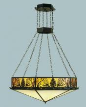 Meyda Green 48515 - 51" Wide Mountain Pine Inverted Pendant