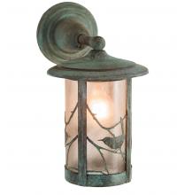 Meyda Green 54291 - 8" Wide Fulton Song Bird Wall Sconce