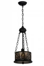 Meyda Green 73154 - 10"W Mountain Pine Inverted Pendant