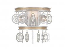 Varaluz 296W01SICM - Charmed 1-Lt Wall Sconce - Silver/Champagne Mist