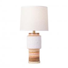 Varaluz 398T01AADQZ - Tilde 1-Lt Ceramic Table Lamp - Apothecary Gold/Orange Quartz