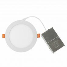 ASD Lighting ASD-JBR-3D6AC-WH - ASD LED Round Recessed Mini Panel 3" 6W 120V Dimmable CCT Selectable 2700/3000/3500/4000/5000K W