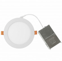 ASD Lighting ASD-JBR-6D15AC-WH-6PACK - ASD LED Round Recessed Mini Panel 6" 15W 120V Dimmable CCT Selectable 2700/3000/3500/4000/5000K 