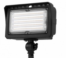 ASD Lighting ASD-FLA-MV-50DAC-BK - ASD LED Floodlight with arm 50W CCT