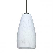 Besa Lighting 1BT-150919-BK - Besa Chrissy Pendant Black Carrera 1x50W MAX E12 Base