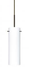 Besa Lighting 1BT-493007-HAL-BR - Besa Copa Pendant Bronze Opal Matte 1x40W Halogen