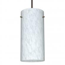 Besa Lighting 1JC-412019-BR-L - Besa Cord Pendant Stilo 12 Bronze Carrera 1x150W Medium Base A21, 15Ft. Cord