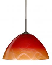 Besa Lighting 1JC-4201SL-LED-BR - Besa Tessa Pendant Solare Bronze 1x9W LED