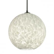 Besa Lighting 1JC-COCO1219-BK - Besa Coco 12 Pendant, Carrera, Black Finish, 1x60W MAX E26 Base