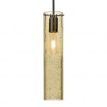 Besa Lighting 1JC-JUNI16GD-BK - Besa, Juni 16 Cord Pendant, Gold Bubble, Black, 1x60W MAX E26 Base