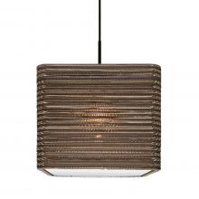 Besa Lighting 1JC-KIRK12-LED-BK - Besa, Kirk 12 Cord Pendant, Black Finish, 1x9W LED