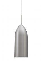 Besa Lighting 1JC-LINDWH-SN - Besa, Lindy Cord Pendant, White, Bronze Finish, 1x60W Medium Base