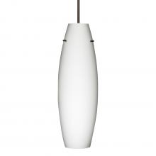 Besa Lighting 1JT-412707-BR - Besa Pendant Suzi 18 Bronze Opal Matte 1x150W Medium Base A21