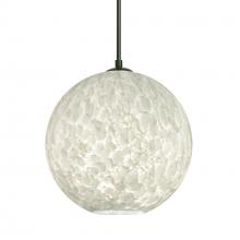 Besa Lighting 1JT-COCO819-BK - Besa Coco 8 Pendant, Carrera, Black Finish, 1x60W MAX E26 Base