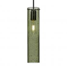 Besa Lighting 1JT-JUNI16MS-BK - Besa, Juni 16 Cord Pendant, Moss Bubble, Black, 1x60W MAX E26 Base