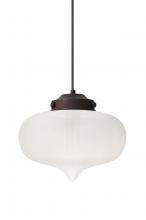 Besa Lighting 1JT-MIRAFR-BR - Besa Mira Pendant Bronze Frost 1x60W T10