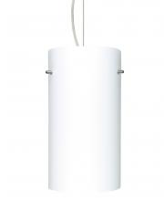 Besa Lighting 1KX-412007-LED-SN - Besa Cable Pendant Stilo 12 Satin Nickel Opal Matte 1x11W LED