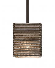 Besa Lighting 1TT-KIRK6-LED-BR - Besa, Kirk 6 Stem Pendant, Bronze Finish, 1x9W LED