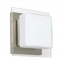 Besa Lighting 1WS-773539-SN - Besa Wall Alex Satin Nickel Opal/Clear 1x50W G9