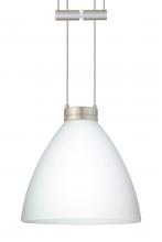 Besa Lighting 1XA-177907-SN - Besa Pendant Mia Satin Nickel Opal Matte 1x50W Halogen