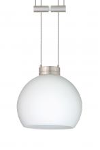 Besa Lighting 1XA-565807-SN - Besa Pendant Palla 5 Satin Nickel Opal Matte 1x50W Halogen