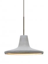 Besa Lighting 1XC-MODUSNA-LED-BR - Besa Modus Cord Pendant, Natural, Bronze Finish, 1x9W LED